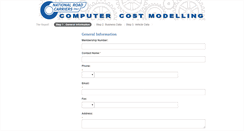 Desktop Screenshot of costmodel.natroad.co.nz